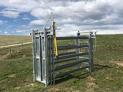 Cattle Hobby Chute & Heavy Duty Chute with Vet Area