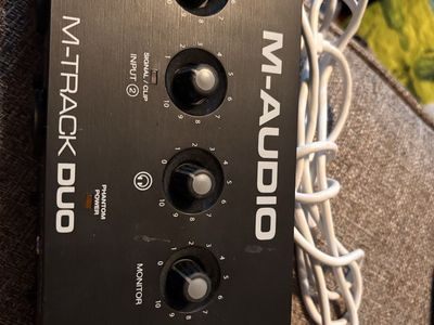 M audio m track duo audio interface
