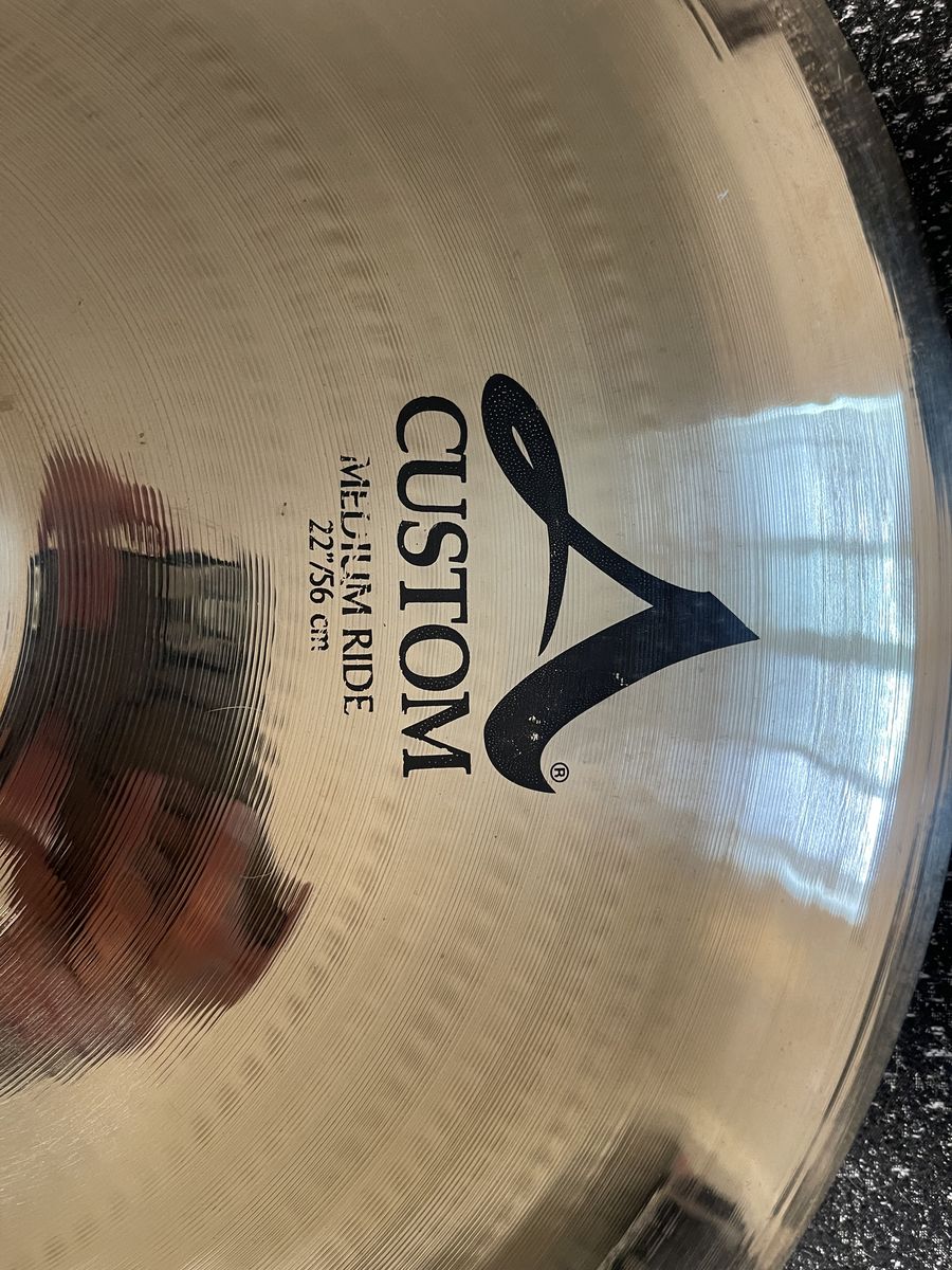 22” Zildjian A Custom Medium Ride