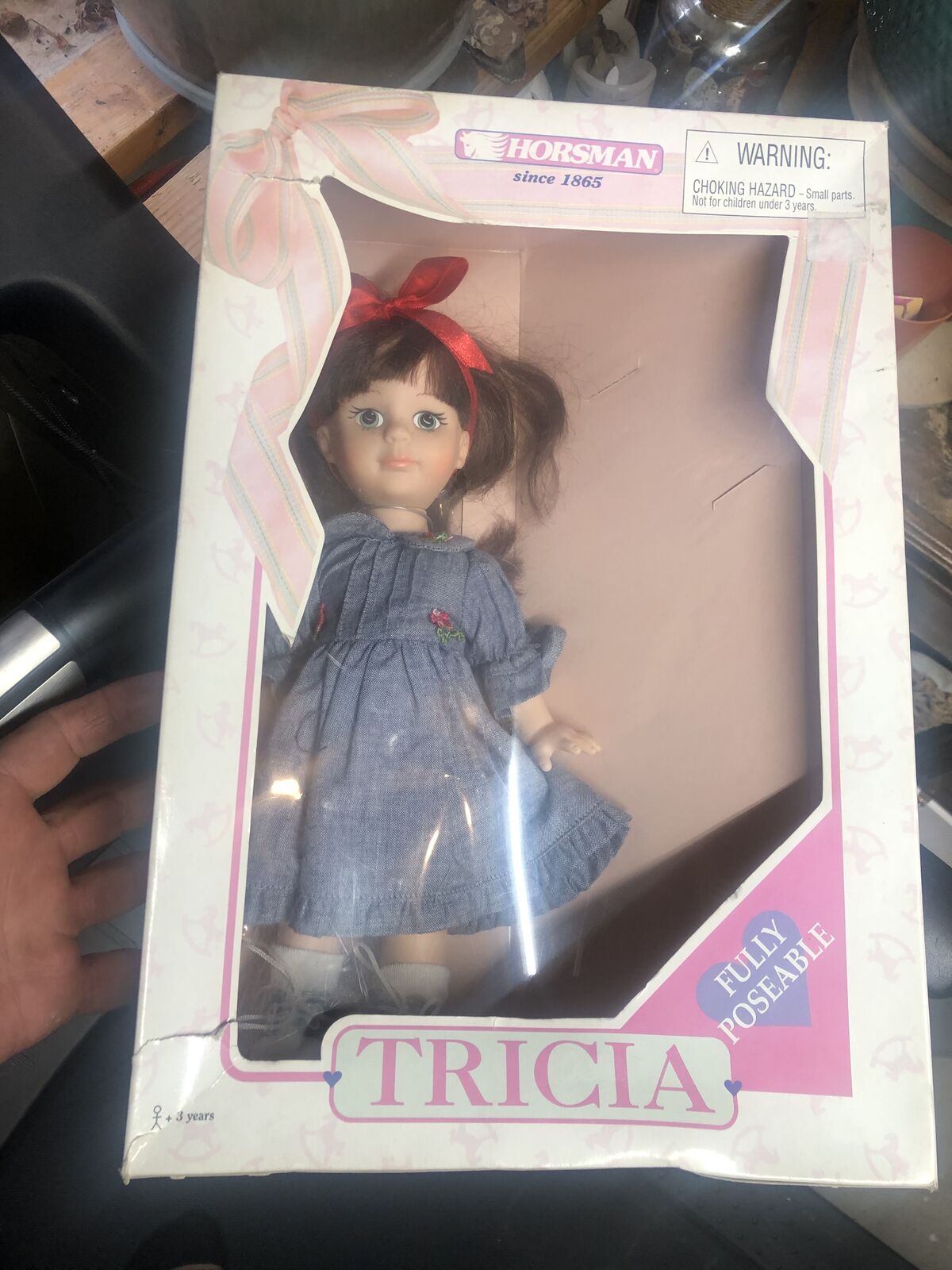 Vintage Horsman Tricia Doll 12 Inch Brunette Hair 1997