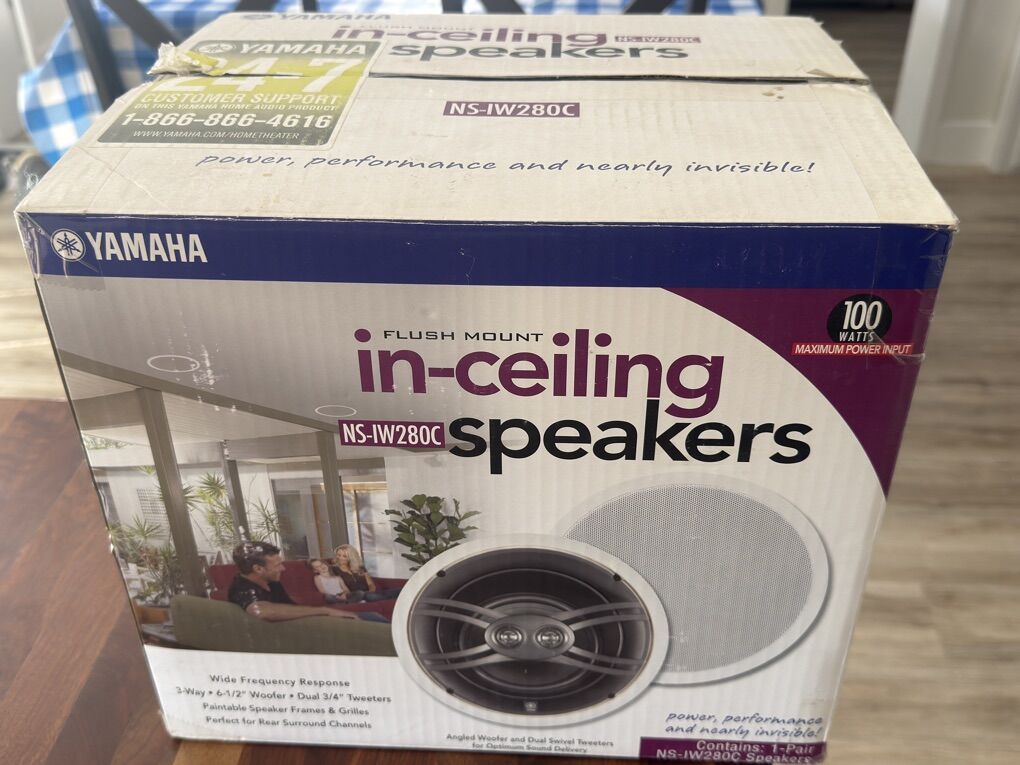 Yamaha In Ceiling Speakers