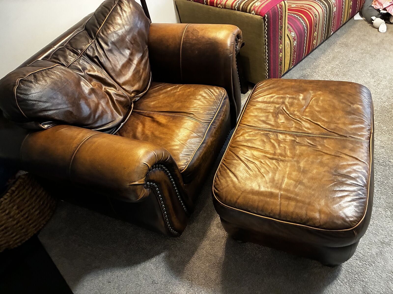 Oversized Leather chair