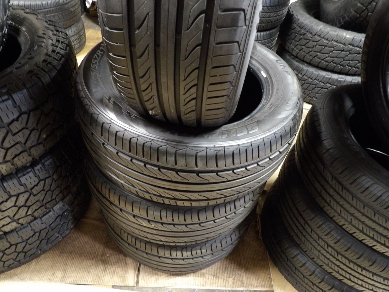 235/55R17 SENTURY UHP SET OF USED TIRES