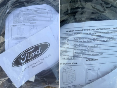 Ford Trailer Sensor Kit - Yaw and Camera