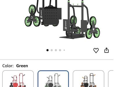 Stair climbing hand truck