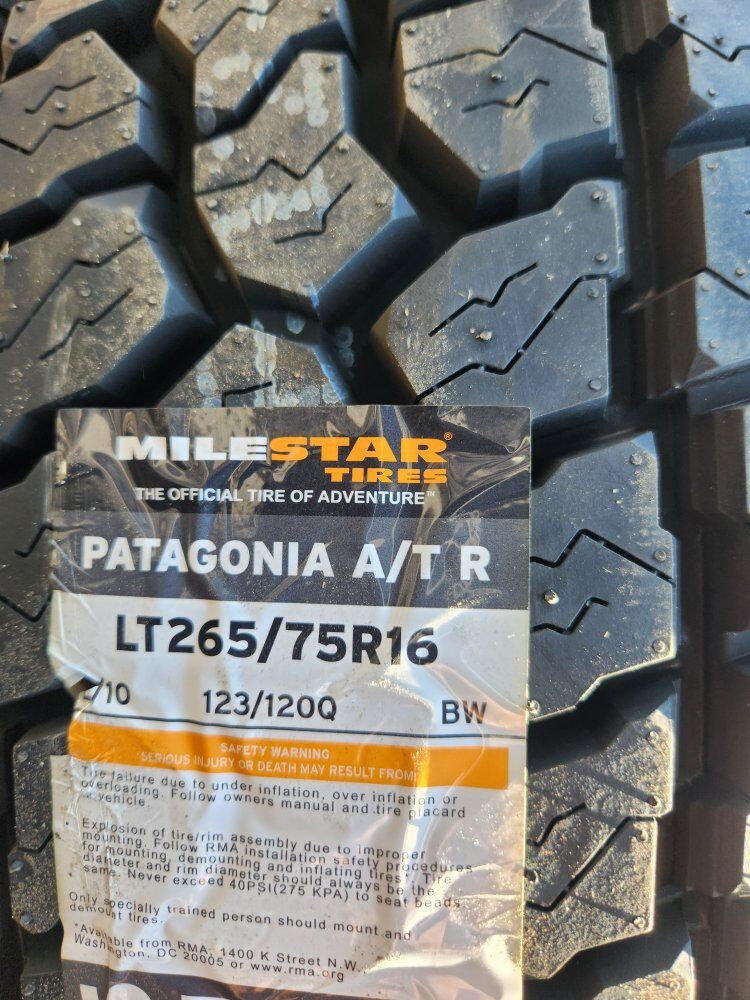 265/75r16 milestar Patagonia atr