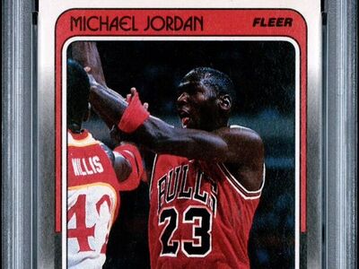 1988 Fleer Michael Jordan #17 PSA 9 Chicago Bulls