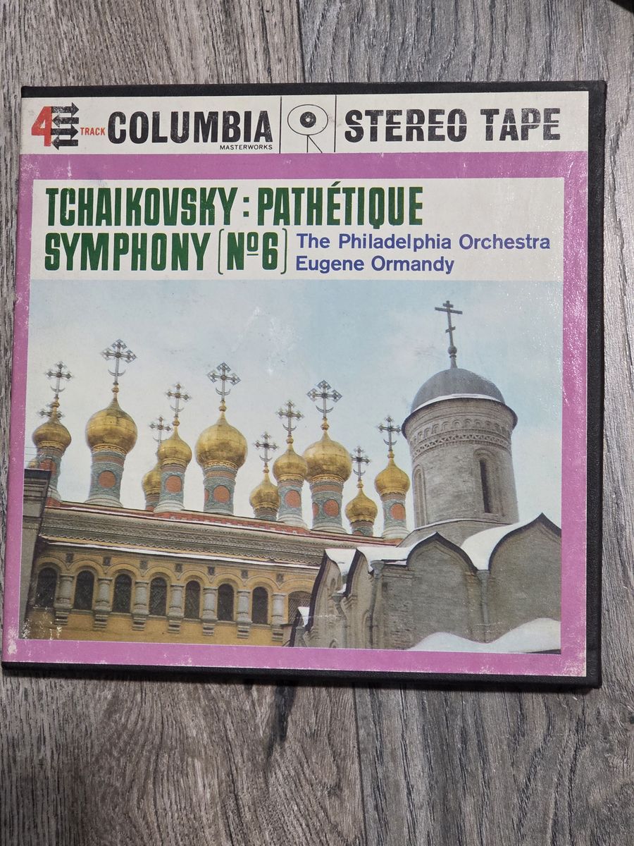 Reel to Reel Pyotr Ilyich Tchaikovsky Eugene Ormandy, The Philadelphia Orchestra ‎Symphony #6 "Pathetique"