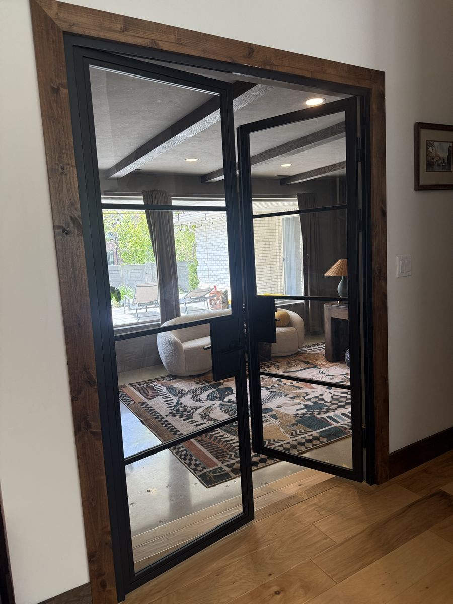 Steel And Glass Door From Lion Iron Doors 30 X 84