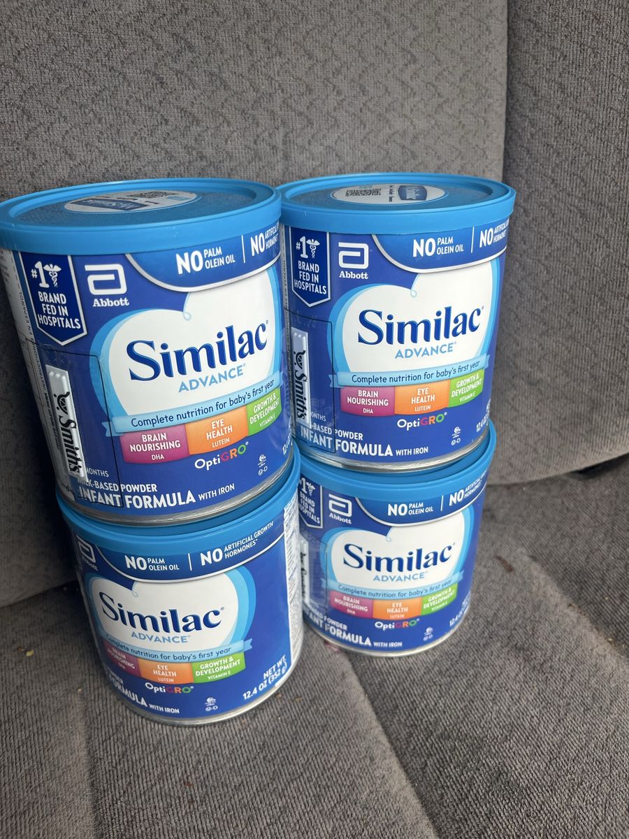 Similac Advance Infant Formula Powder with Iron, DHA, Lutein, Vitamin E - 12.4 oz Cans $20 Each