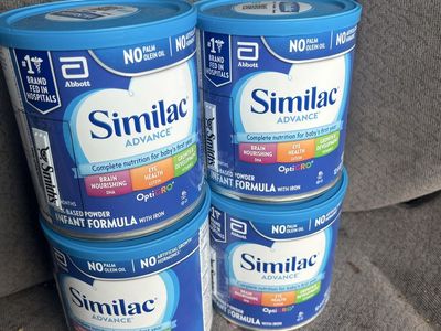Similac Advance Infant Formula Powder with Iron, DHA, Lutein, Vitamin E - 12.4 oz Cans $20 Each
