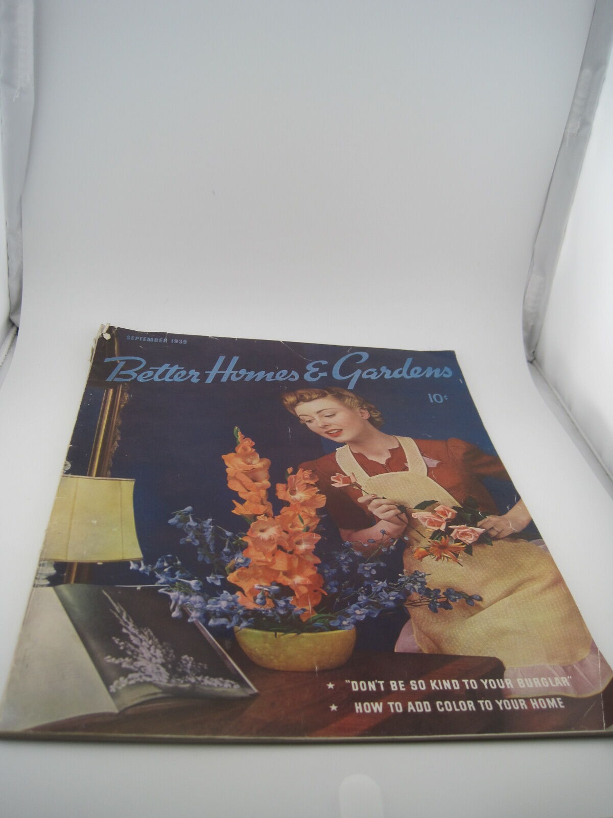Better Homes & Gardens Vintage Full Issue Ladies Magazine Book September 1939