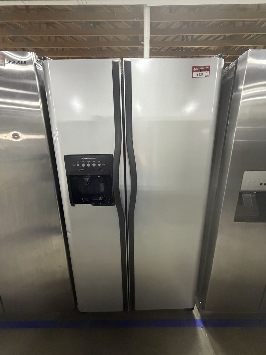 Best Prices! Frigidaire Side-by-Side Refrigerator Stainless Steel Finish