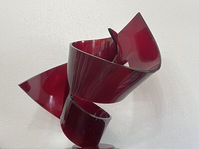 Modern Abstract Lucite Sculpture Shlomi Haziza