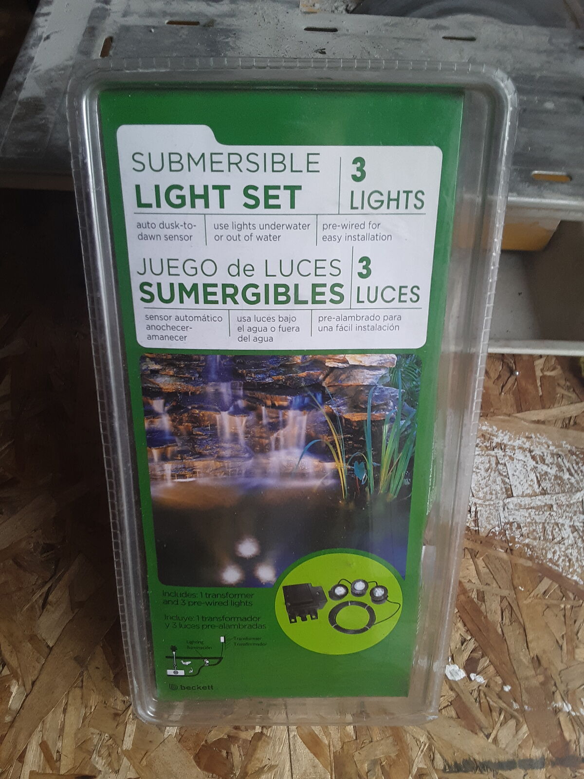 Submergeable 3 light set