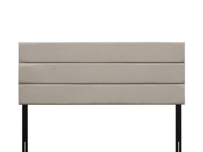 Home Design Twin Etta Upholstered Headboard - Warm Gray