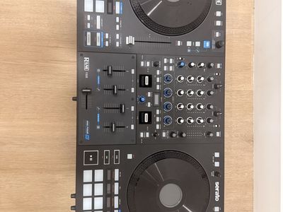 Rane Four Dj Controller and Harbinger sound system .