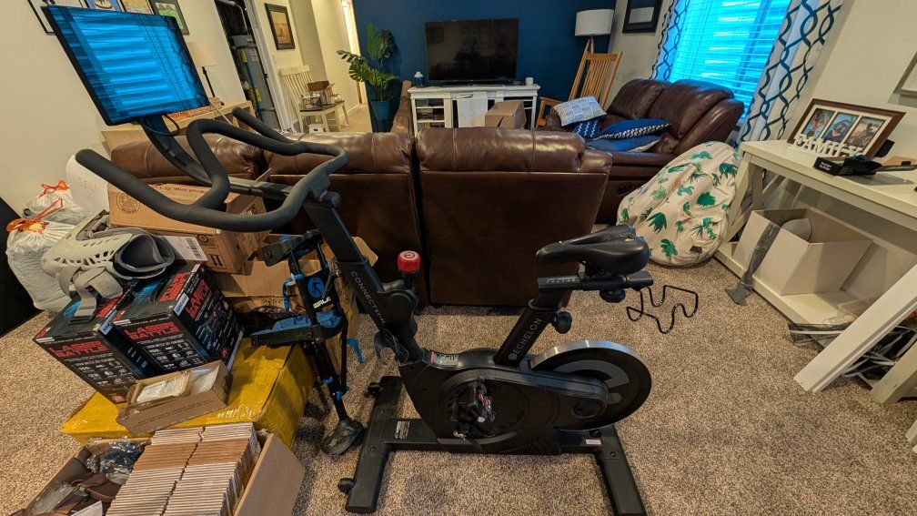 Echelon Connect Exercise Bike with Integrated Display Screen