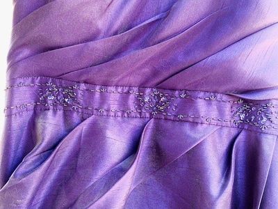 Stunning Purple Strapless Bridesmaid Dress $100 obo