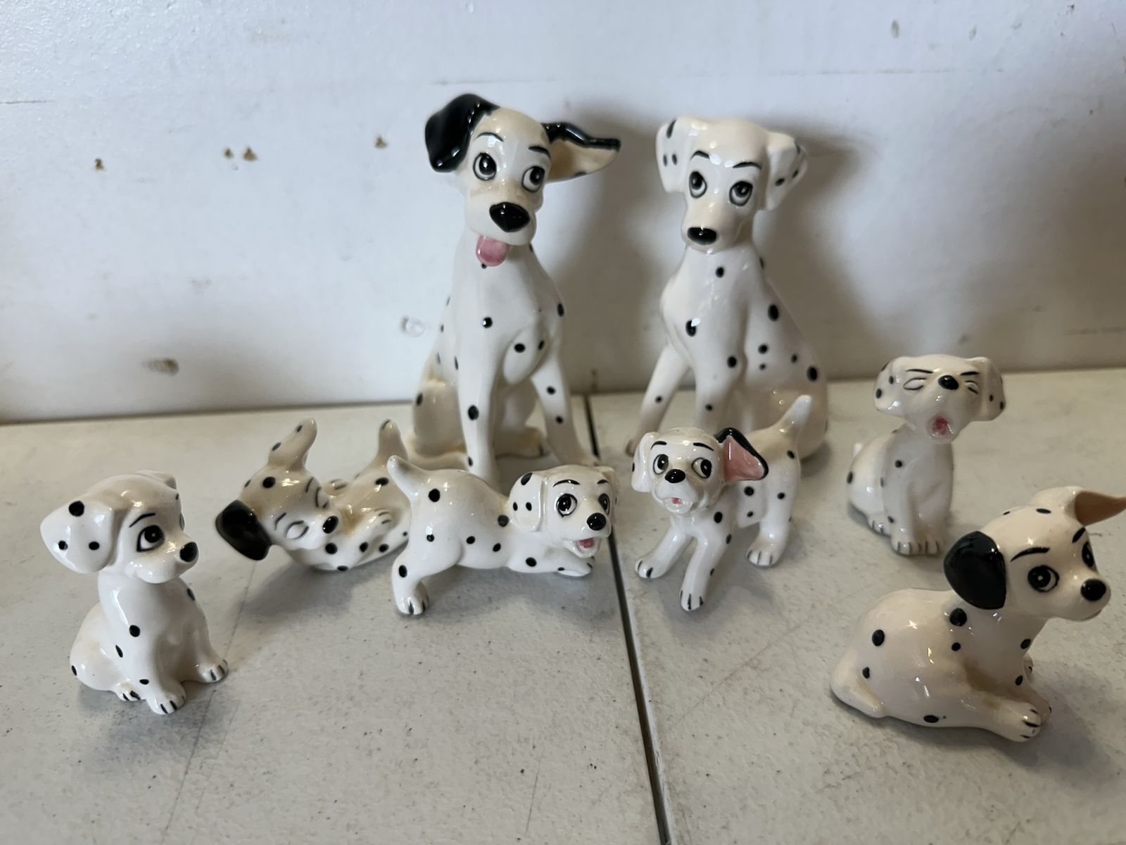 Vintage Disney 101 Dalmatians Figurines Made In Japan