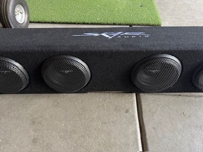Skar Audio Quad 8" Ported Subwoofer Box - 2019+ Silverado / Sierra