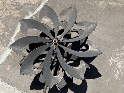 decorative Wind wheel wind, chime, 5 feet tall PIN WHEEL
