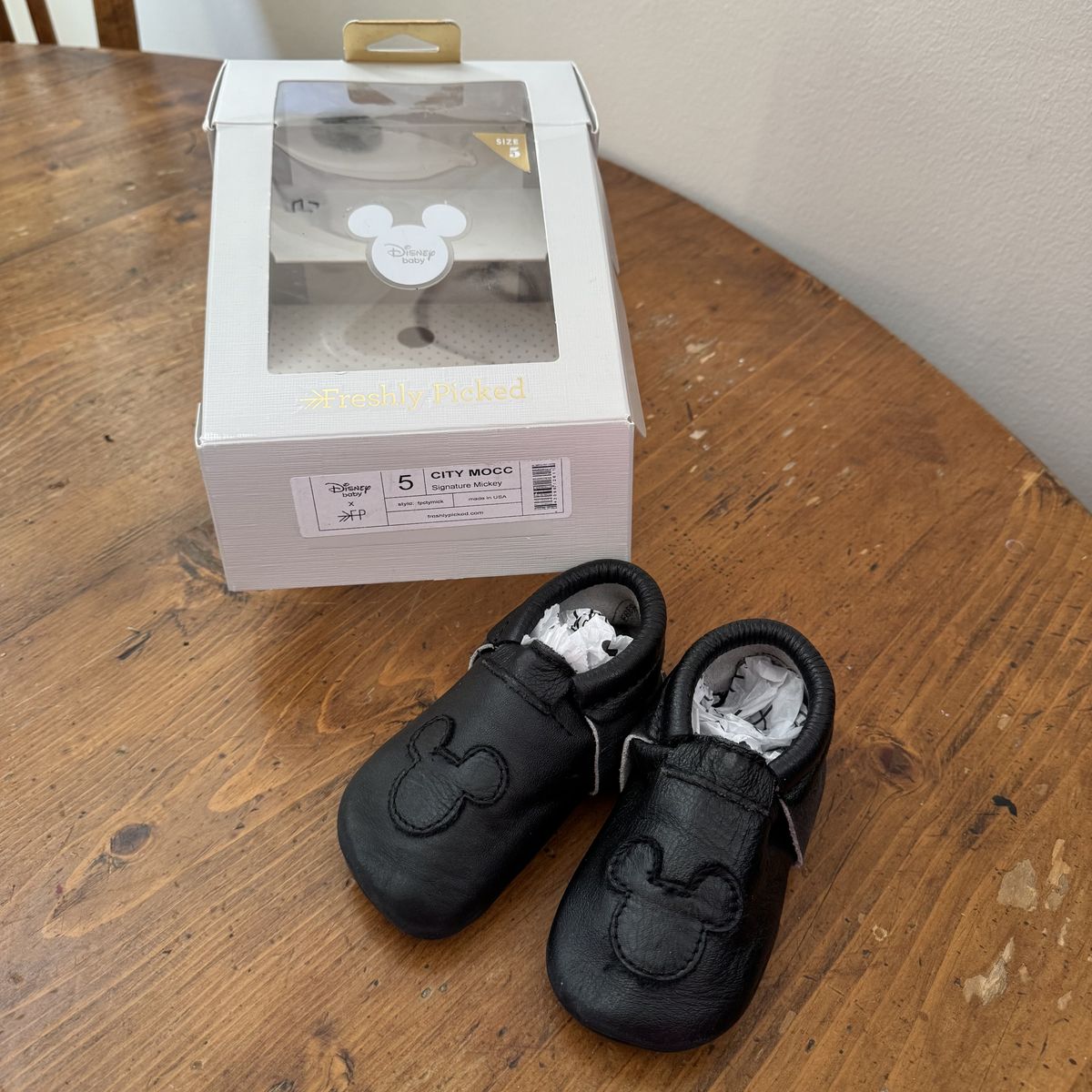 Freshly Picked Disney Mickey Mouse Moccasins