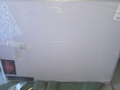 Viz-Pro Dry Erase Whiteboard 48"W x 36"H Aluminum Frame Magnetic Board