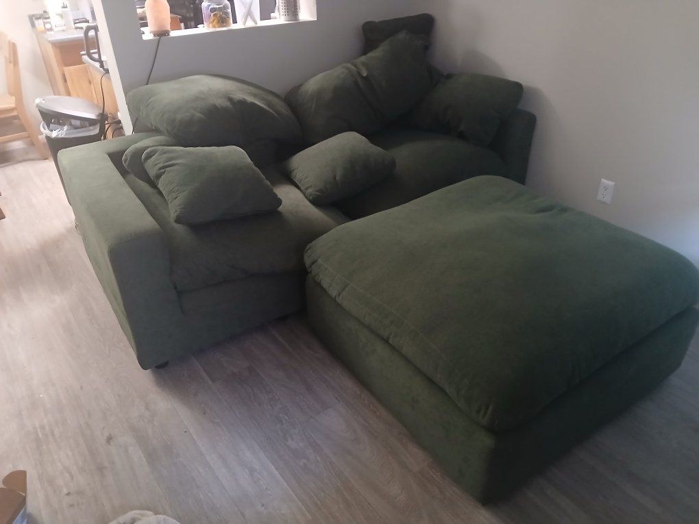 Used Couch with ottoman