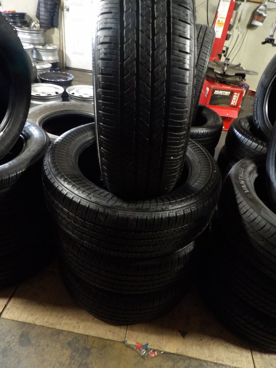 235/60R18 BRIDGESTONE ALENZA A/S 02 SET OF USED TIRES 