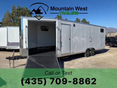 2026 Haulmark VENTURE 8.5X24+6' V-Nose Enclosed Snowmobile Trailer