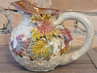 CERAMIC POTTERY WATER PITCHER