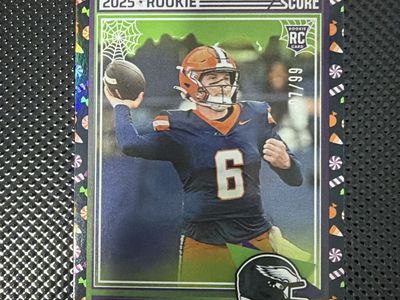 2025 Score Kyle McCord Rookie RC Card #98/99 Quarterback Football Card