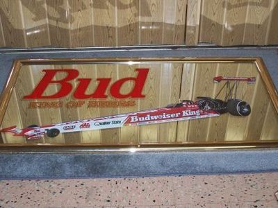 Budweiser bar mirror