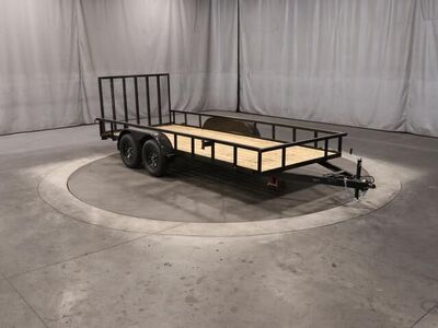 6 X 16 Tandem Utility 7K Pipe Top Trailer For Sale