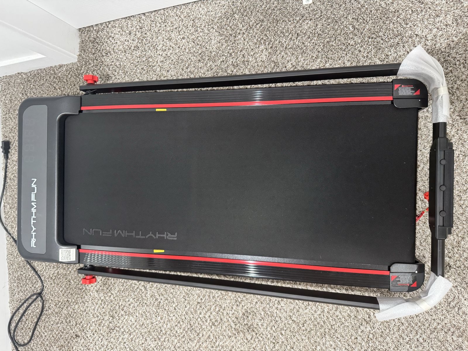 Rhythm Fun Folding Motorized Treadmill M4138J 2.5HP Compact Home Gym