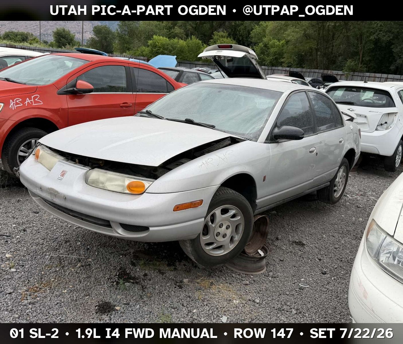 New Arrival - 2001 Saturn SL-2 Parts - UTPAP Ogden