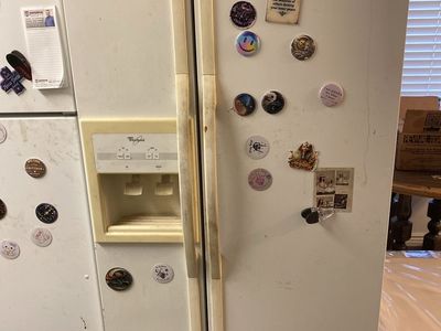 Whirlpool Side-by-Side Refrigerator with Ice and Water Dispenser
