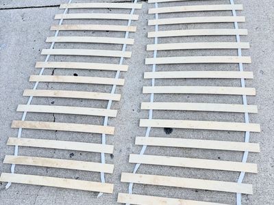 Ikea Luroy Full Double Wood Bed Frame Slats