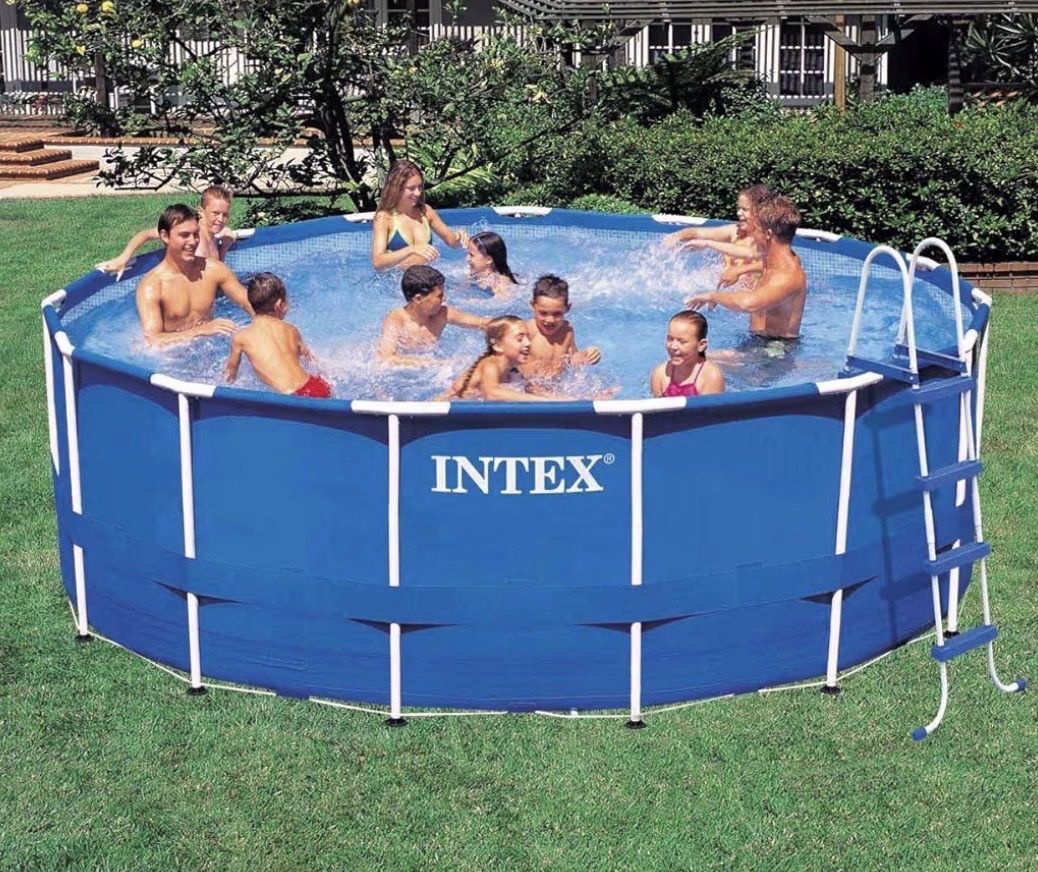 15 ' X 48" Intex Metal Frame Pool - Salt Water