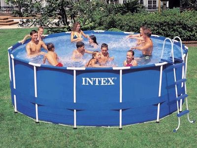15 ' X 48" Intex Metal Frame Pool - Salt Water
