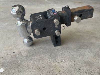 B&W Tow & Stow Receiver Hitch Dual Ball 2.5" Shank 10,000 lbs GVWR Made in USA