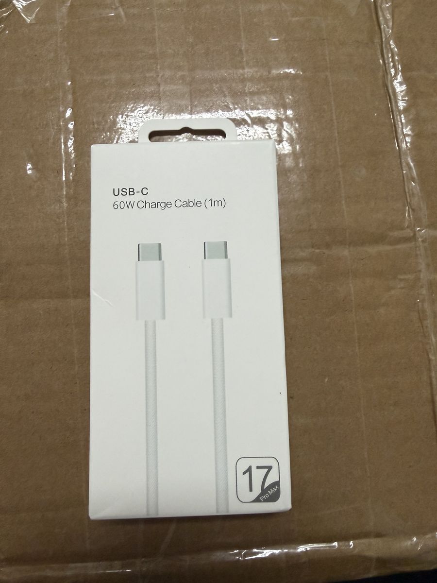 New 60W USB - Type C Fast Charging Cable (1m)