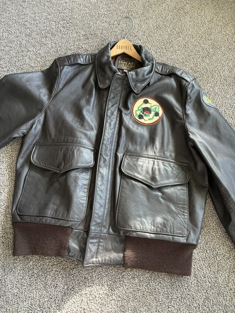 A-2 Flight Jacket Leather Bomber WW2