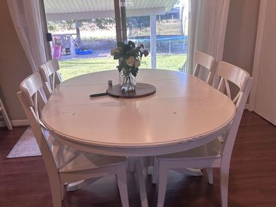 Farmhouse style ikea kitchen table