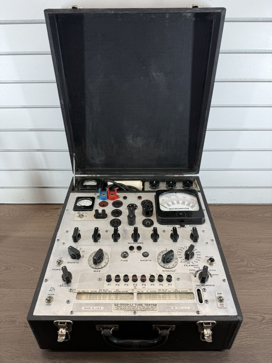 WESTERN ELECTRIC KS-15559-L1 VINTAGE TUBE TESTER - UNTESTED #WCP032706