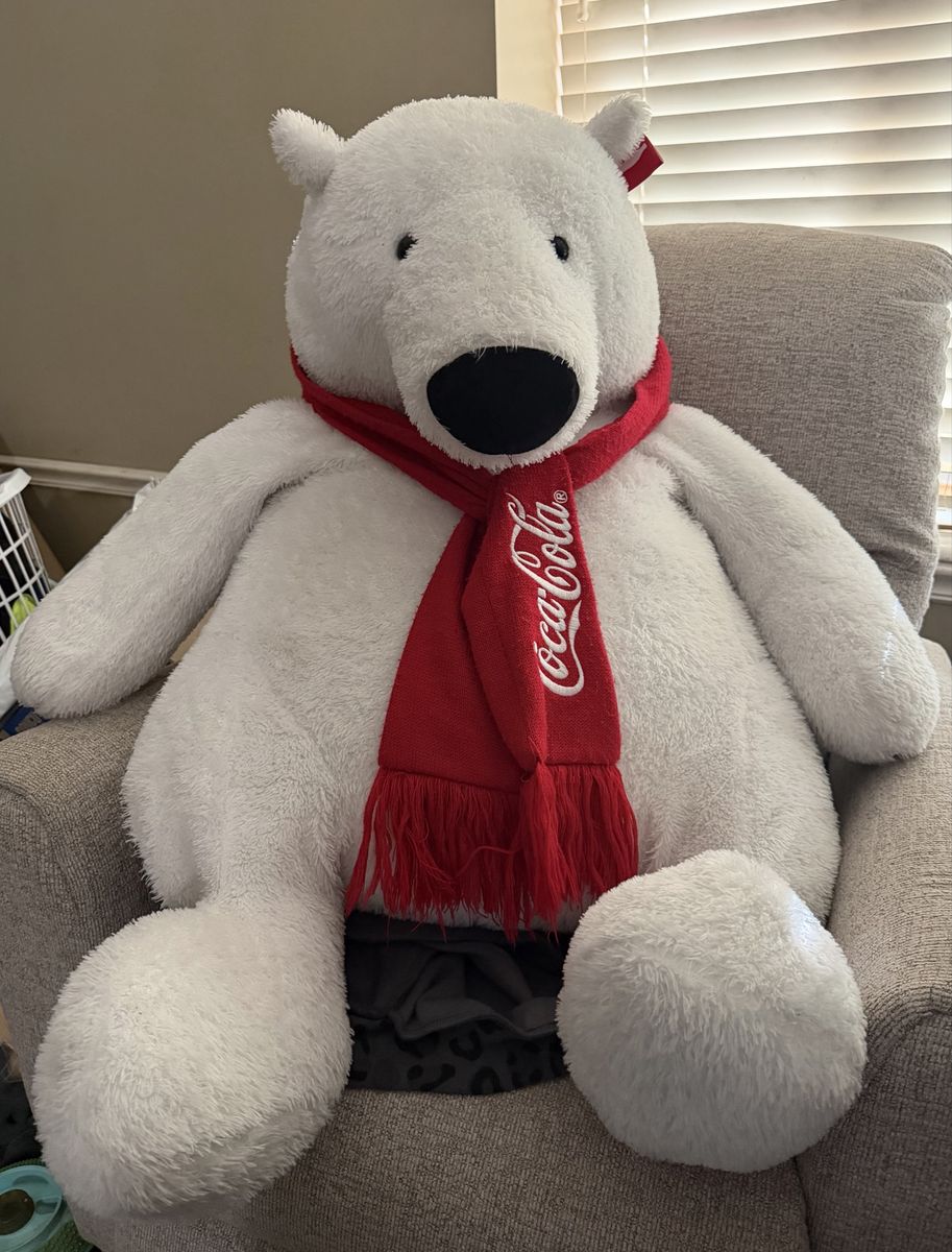 Vintage Jumbo Coca-Cola Polar Bear Stuffed Animal for Sale or Trade