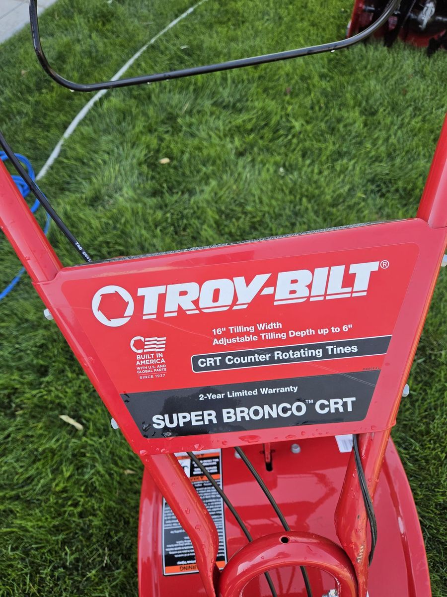 Rear Tine Troy-Bilt Super Bronco CRT.