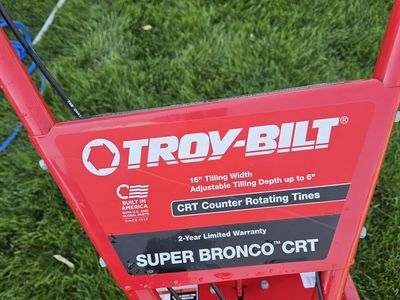 Rear Tine Troy-Bilt Super Bronco CRT.