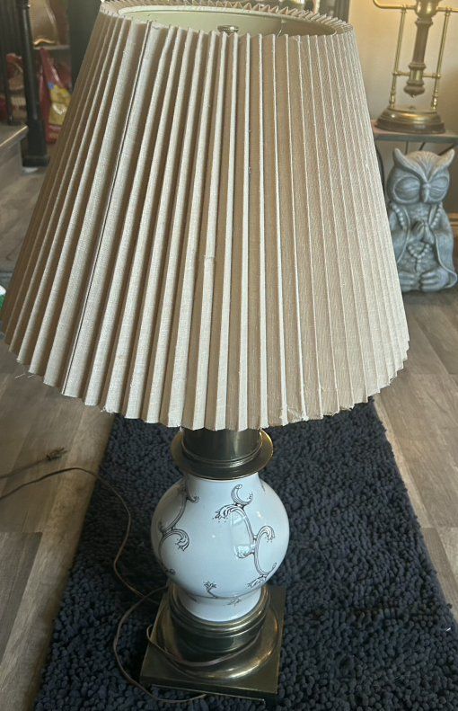 Vintage Stiffel Lamp 1970's- Original Shade $175 OBO